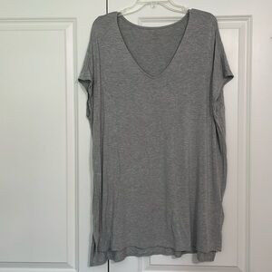 Daily Ritual Women's Jersey Oversized-Fit Dolman-Sleeve V-Neck Tunic  XL